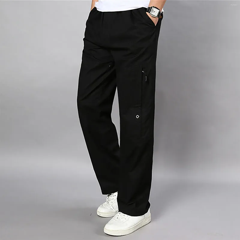 Men's Fleece Lined Cargo cargo pants with Open Bottom
