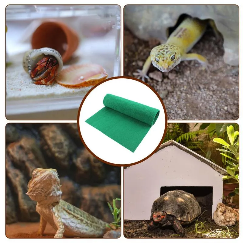 Save Big on Bulk Reptile Bedding Reptile Carpet Non Adhesive Reptile  Terrarium Bedding Substrate Liner Safe And Comfortable Reptile Cage Mat For  Snake