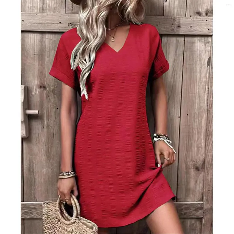 knee length dresses for ladies Iconic Long Sleeve V-Neck Geneva Dress - Lapis - Size M
