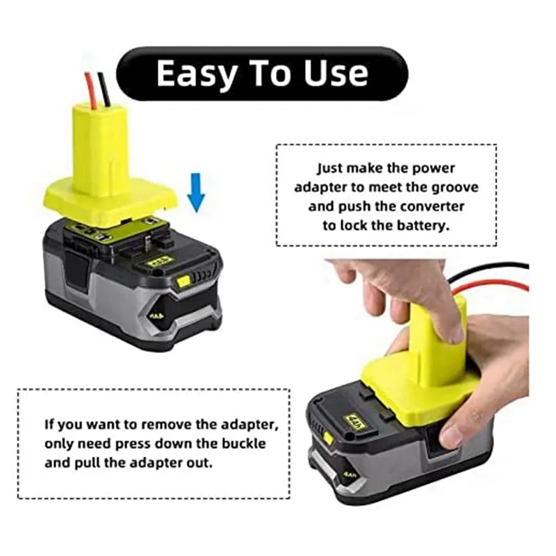 Robotic Shark Vacuum Power Wheel Adapter With Fuse Wire Terminals For Ryobi 18V MK M18 18Vs Battery 14 Gauge Connector From Homepro8 36.34 DHgate.Com