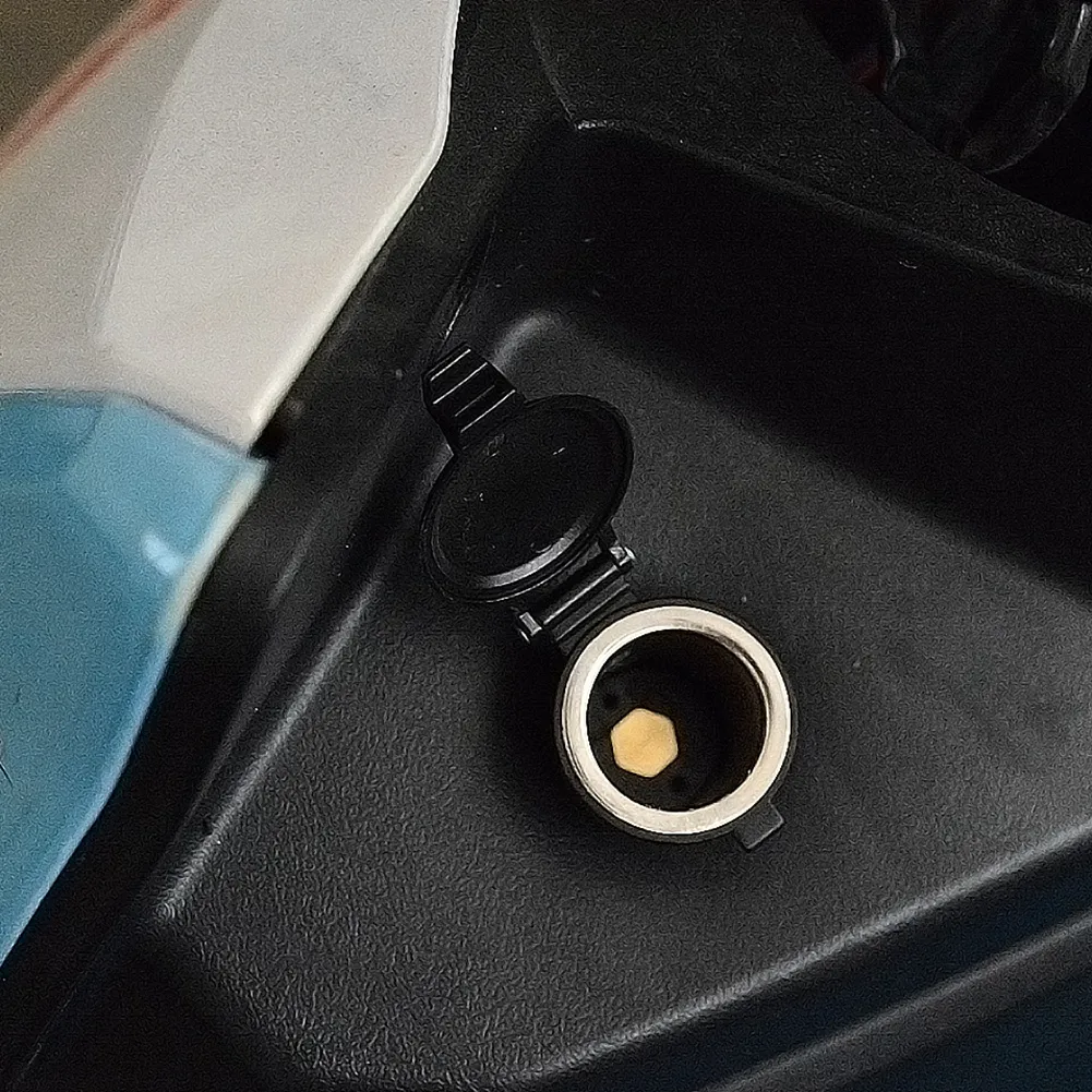 marine cigarette socket 12V USB Outlet Switch Panel Plug, PD3.0 and Dual QC3.0 USB Ports Aluminum Car Charger with LED Voltmeter Power Switch, Lighted 150W Lighter 2 in 1 DIY Kit install panel Waterproof Metal 12V Cigarette Lighter
