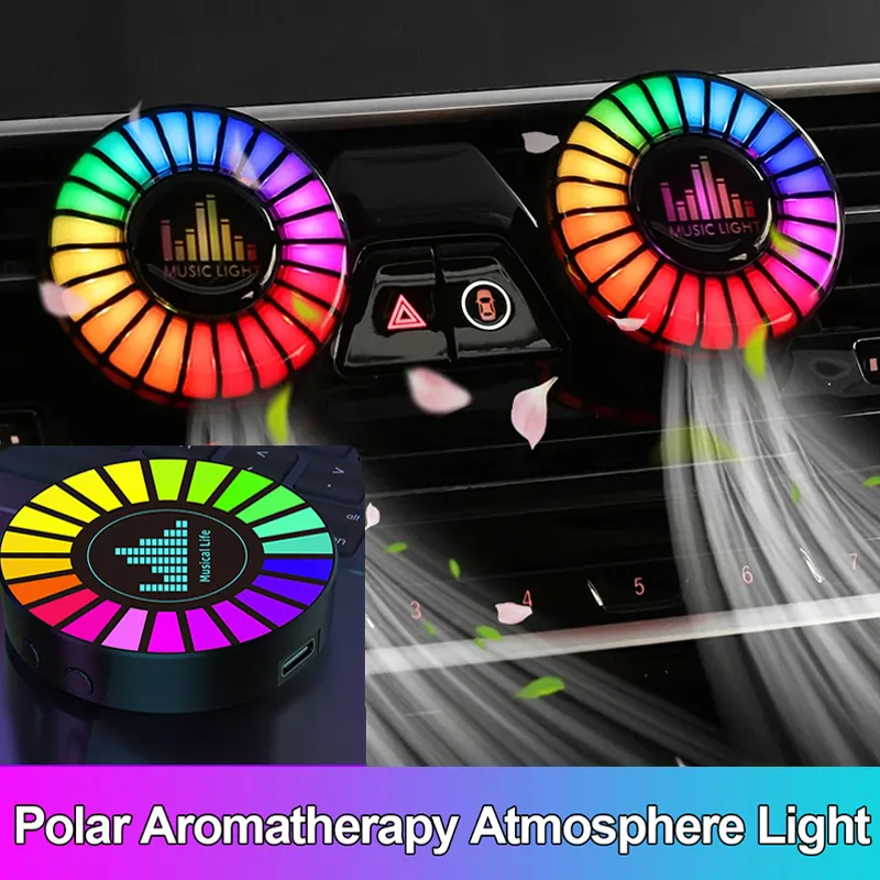 Pack De 6 Lumières D'ambiance LED USB Pour Voiture – 6 Couleurs, Plug & Play, Mini Design