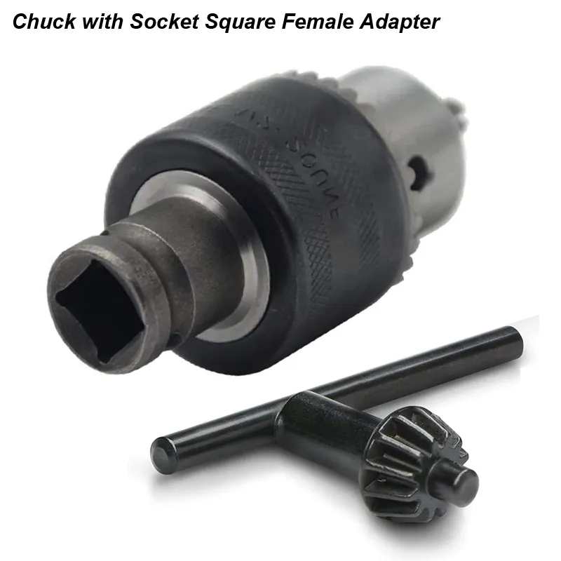 Drill Chuck Ratchet sleutel, boor Chuck Key, universele Chuck Key Set Hool, dubbele ratelsleutel, 2-in-1 voor reserveaccessoires