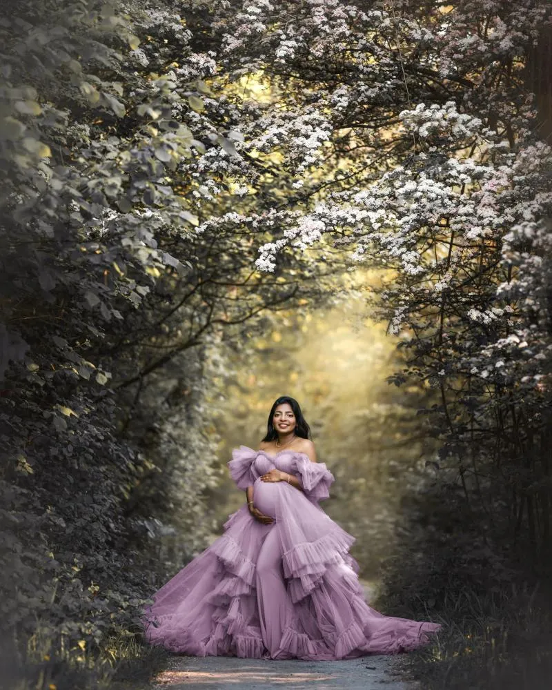 Party Dresses Illusion Light Purple Maternity Dress Floor-Length Ruched  Sweetheart Neck Off Shoulder Sleeveless from Dhgate Urban Sexy Dresses -  price 149.22