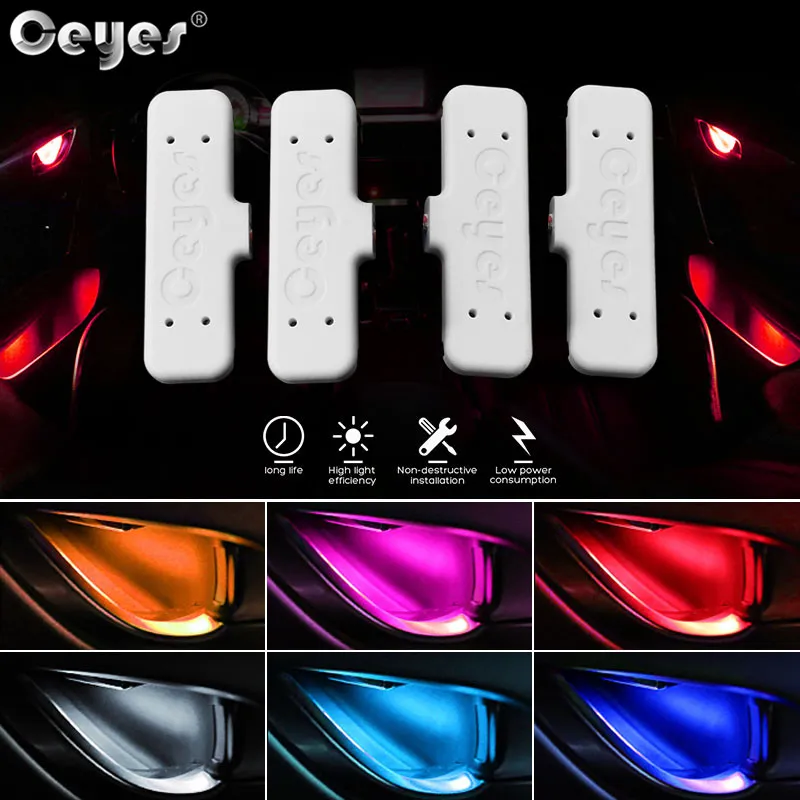LED Car Interior Lights Wireless: Auto Interior Lighting Kit With Mini ...