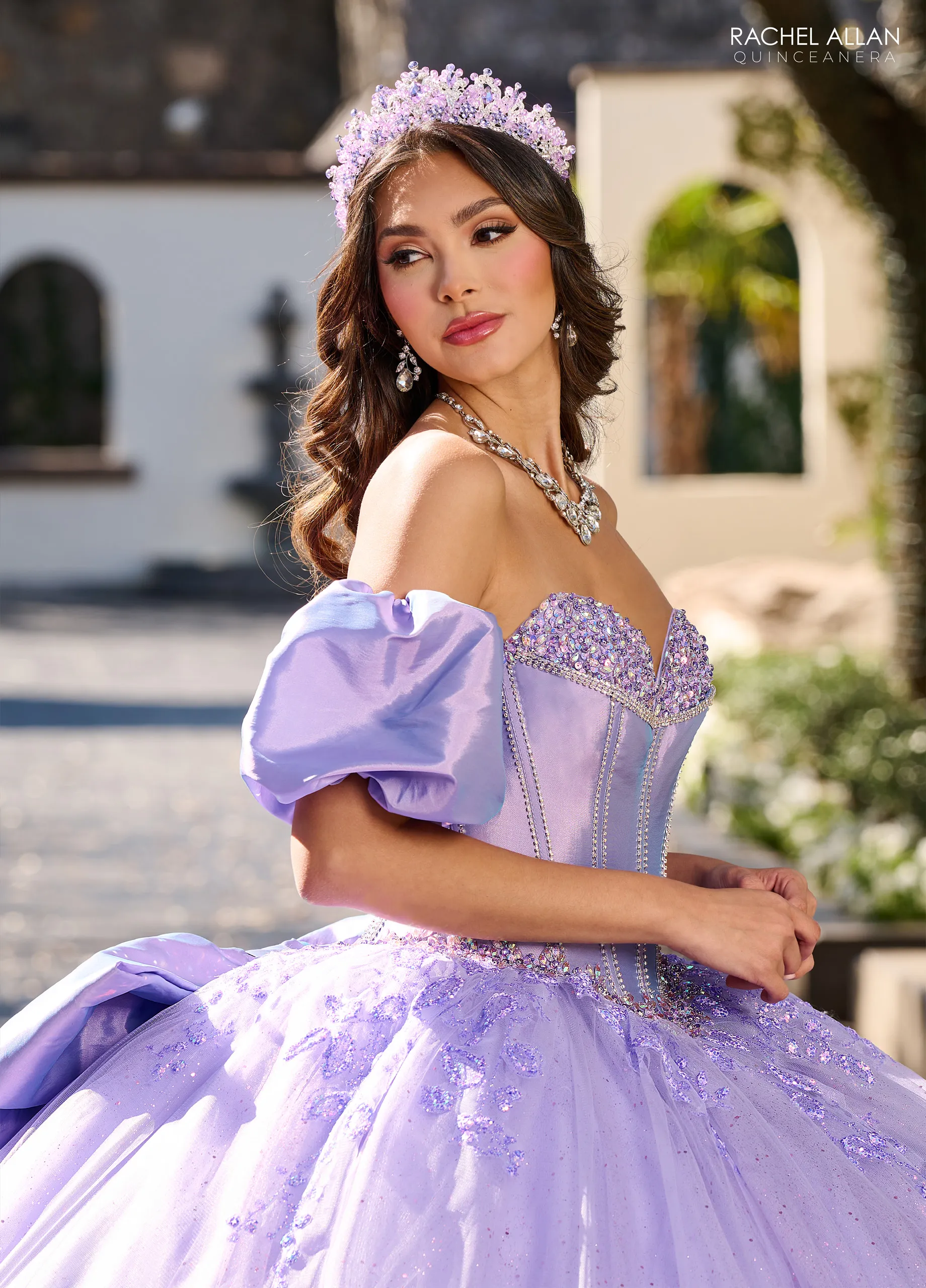 Short Lavender Quinceanera Dresses Lavender Short Homecoming Dress With  Off-the-shoulder  Loveangeldress