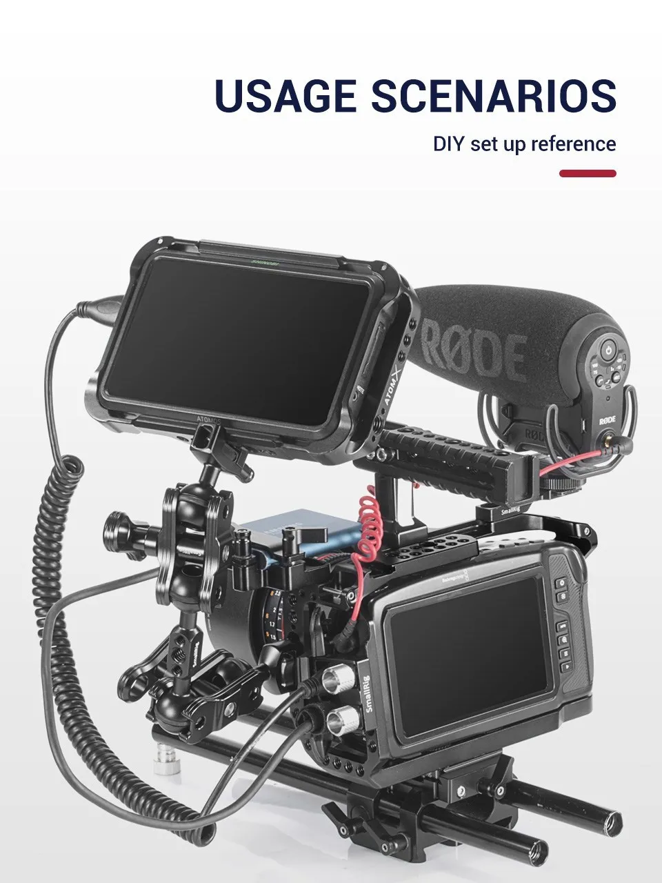 Blackmagic Pocket Cinema digital camera with SmallRig...
