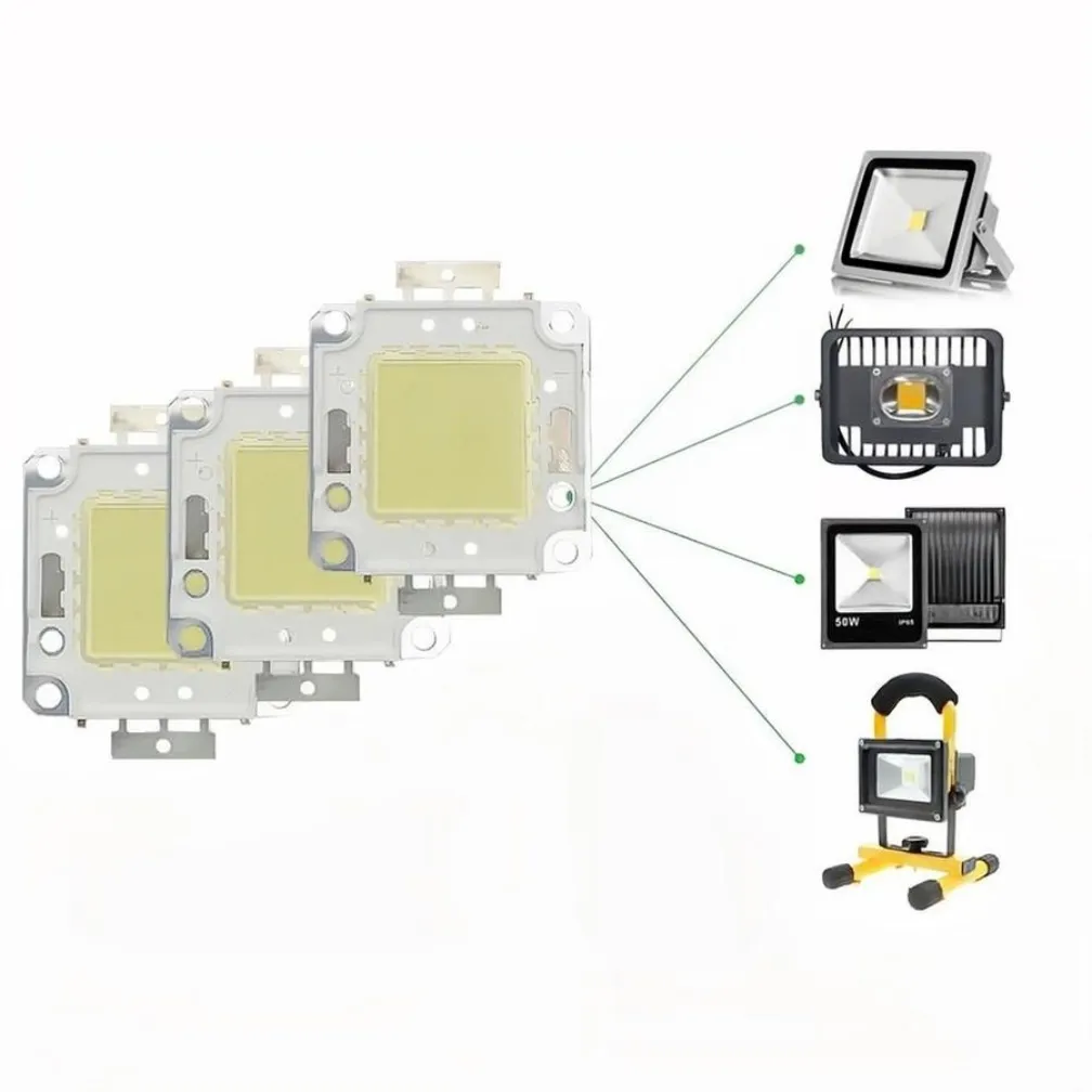 Led Chip Light Set 10W-100W COB LED Chip Lamp Beads, Integrated Floodlight Spotlight Chip ...