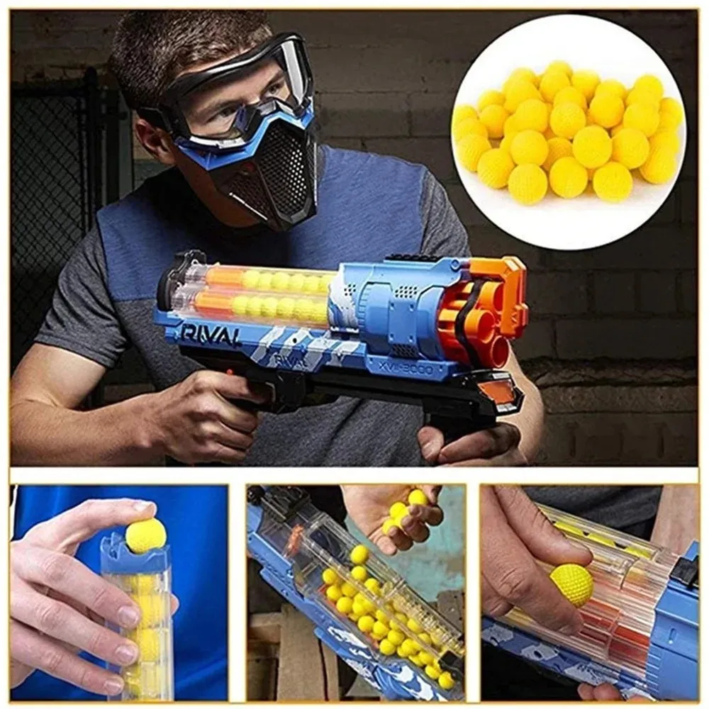100 Nerf N Strike Blaster Compatible Dart Bullets, Compatible With All Elite 2.0 Series Blasters Blue