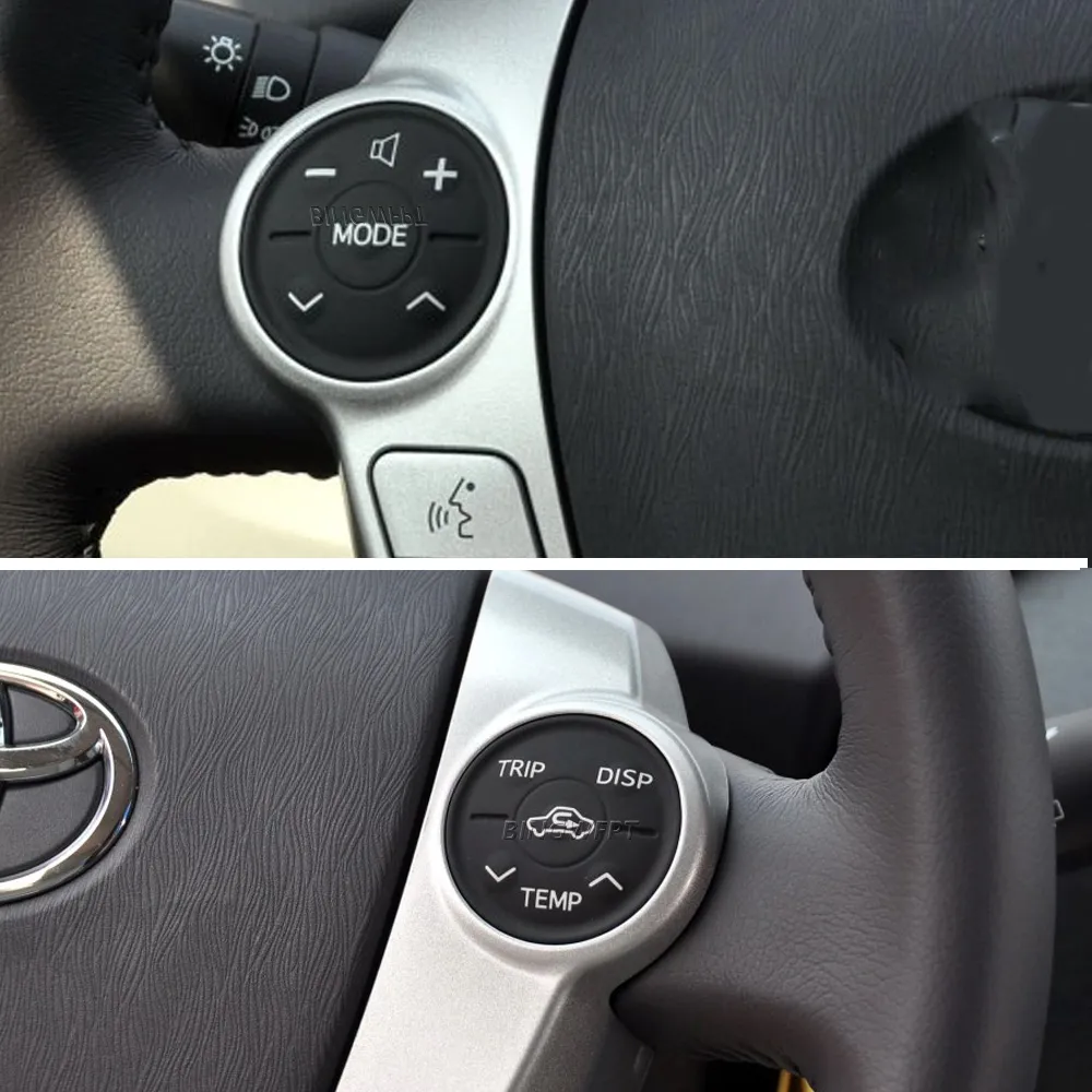 Rubber shaky steering wheel Switch Control Panel Set for Toyota 