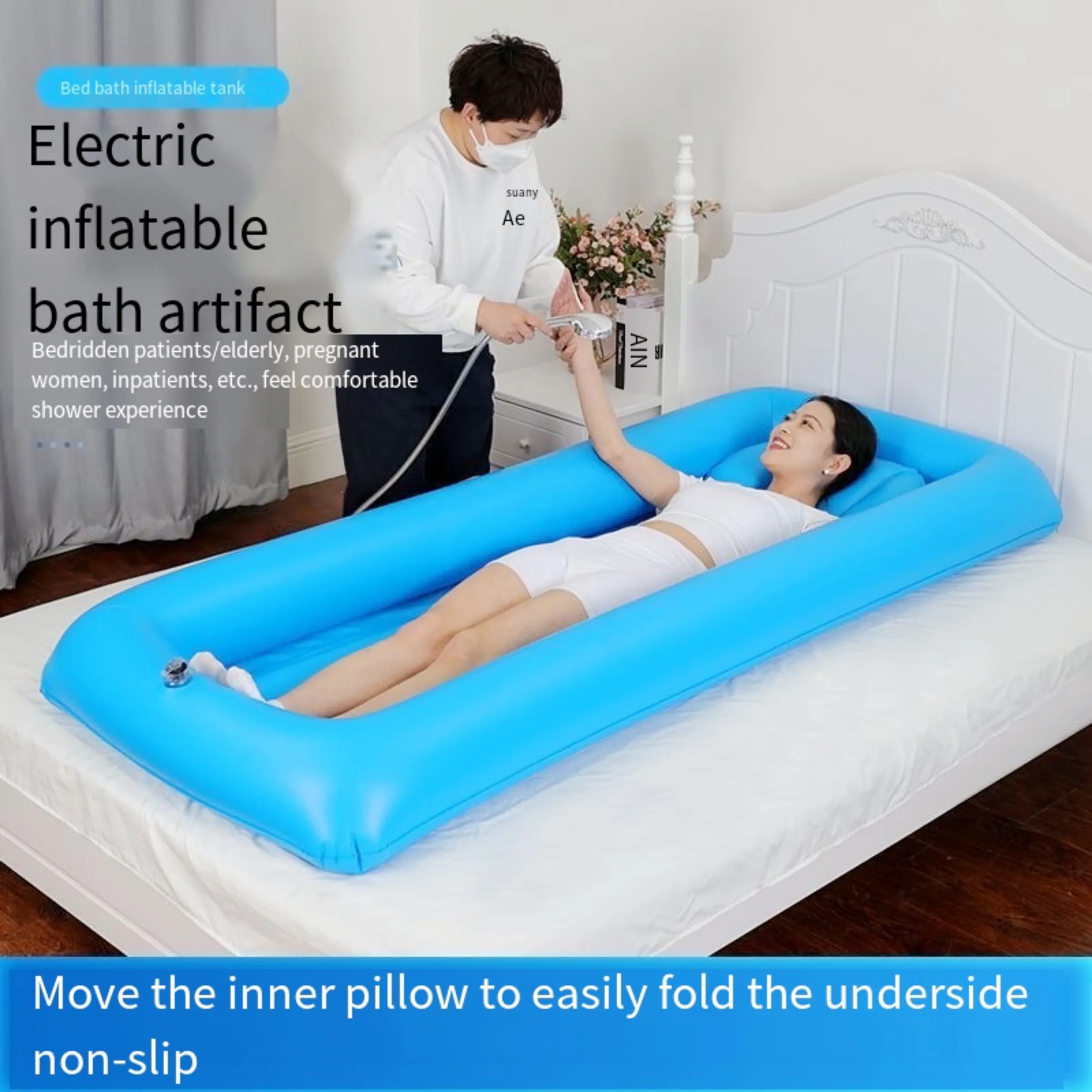 Electric Inflatable Shower Bed for Paralyzed Patients with Automatic Pump  Nursing Supplies for Disabled from Dhgate Smart Illumination - price 365.2, image size:2400x2400