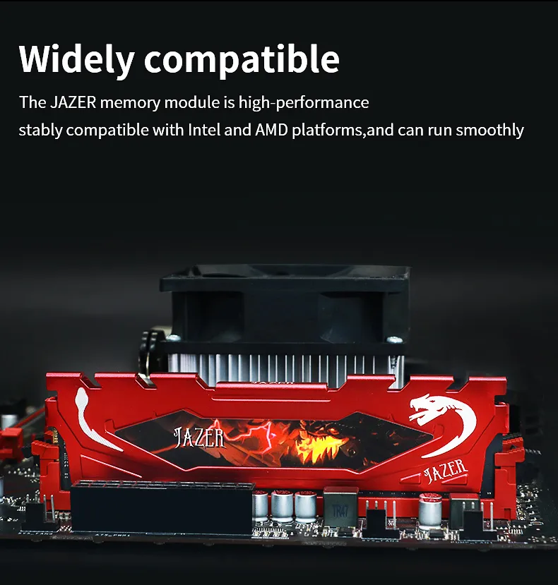 JAZER DDR4 RAM 8GB 16GB 32GB 3200MHz 3600MHz PC4 Desktop Gaming
