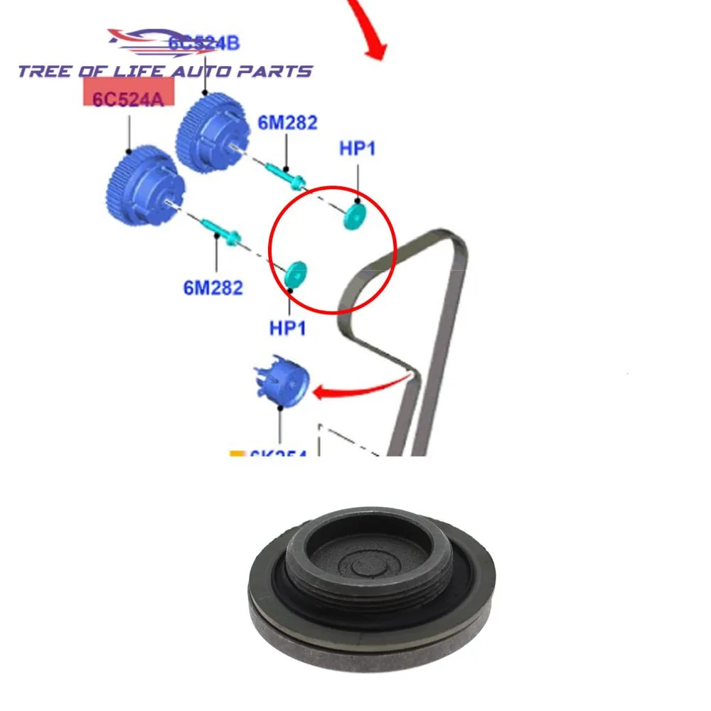 DHgate.com:5-PackCamshaft Gear Cover Plug for Ford Focus C