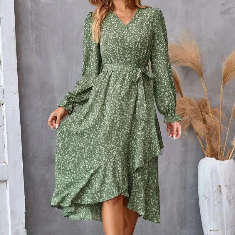 green emerald velvet dress PRETTYGARDEN Womens Long Sleeve Mini Dress Fall Crewneck Ribbed Knit S