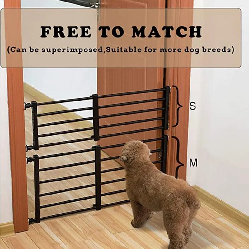 Retractable Gate Expanding Fence Pets Wood Expandable Dog Gates