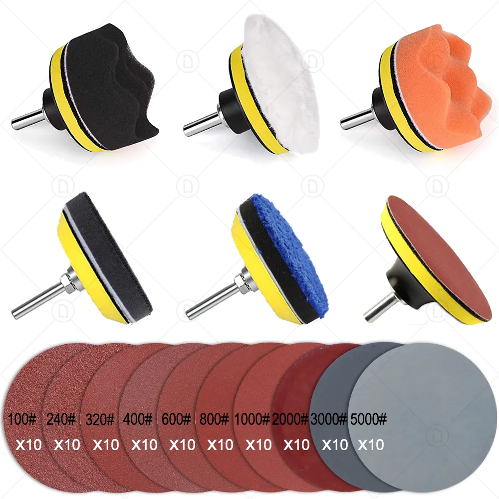 3Inch Self Adhesive Pad Sandpaper Car Polishing Disc... From Ddmywonder ...