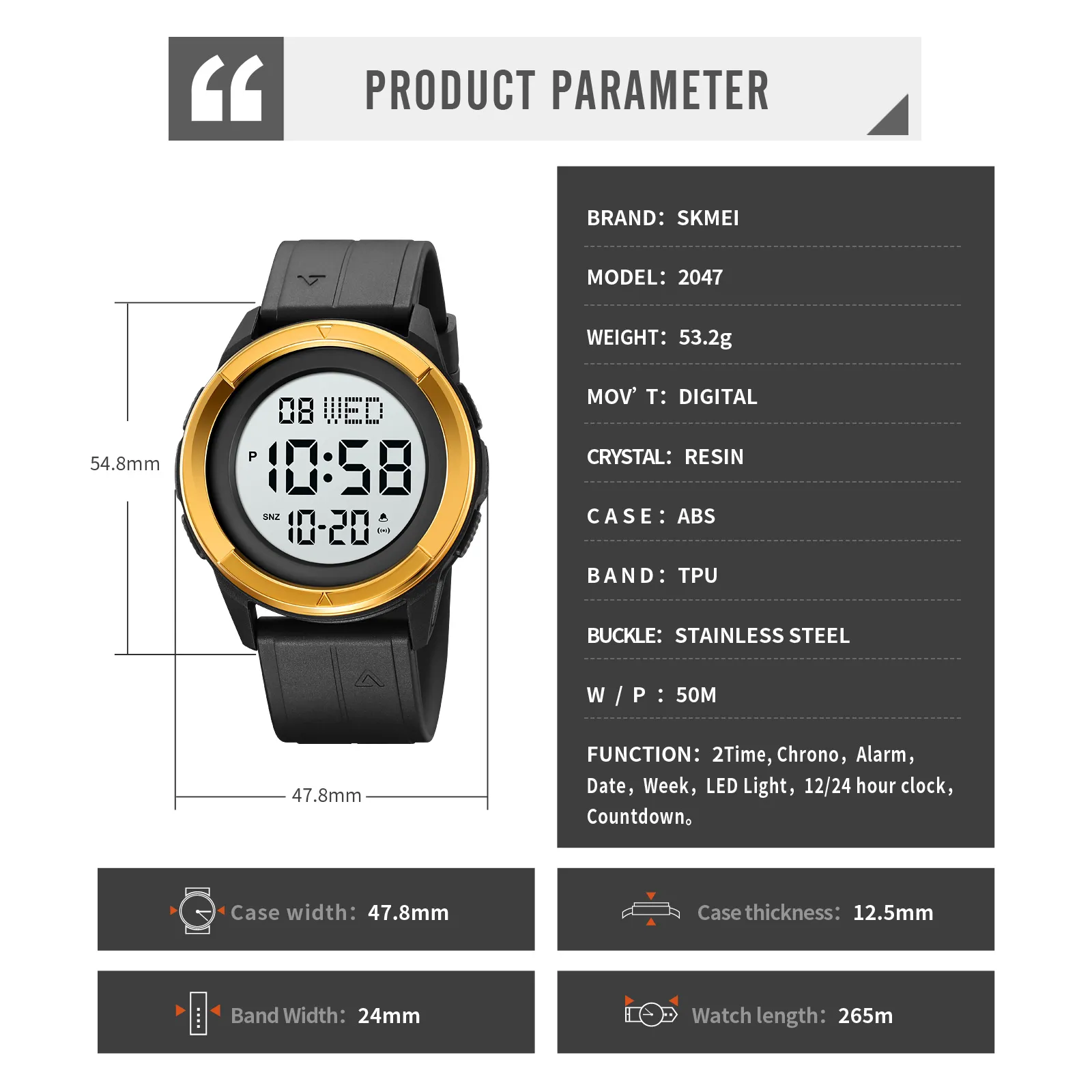 best chinese digital watch