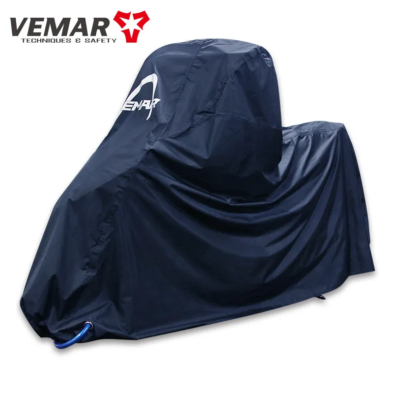 Motorcycle Tire Cover Universal Motorcycle Cover Large - 190T Waterproof UV Protection, 220x95x110cm UV Protected Motorcycle Storage Cover - Foto 9
