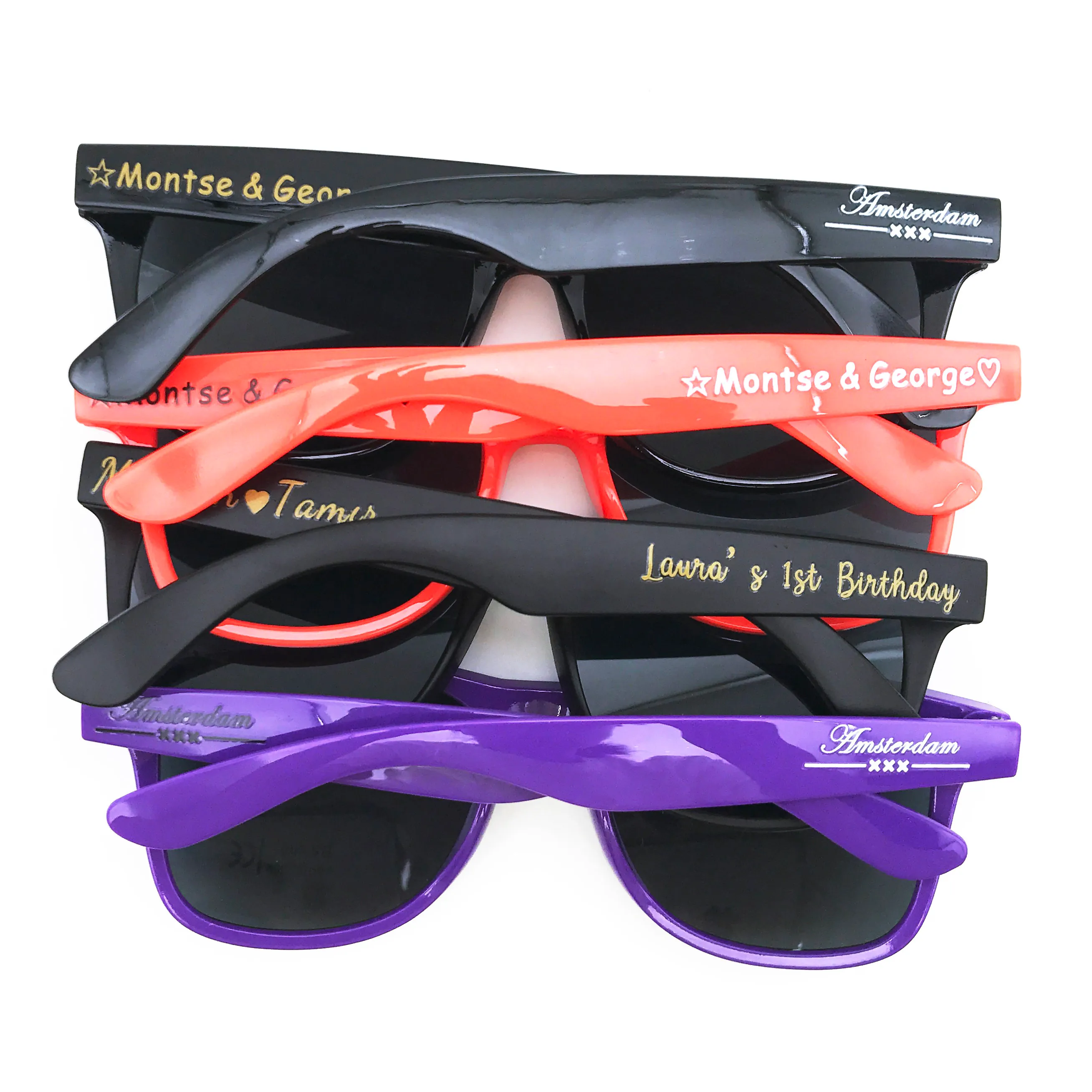 2 pairs of custom sunglasses Affordable Build Your Own Custom Square Sunglasses for  main image 3