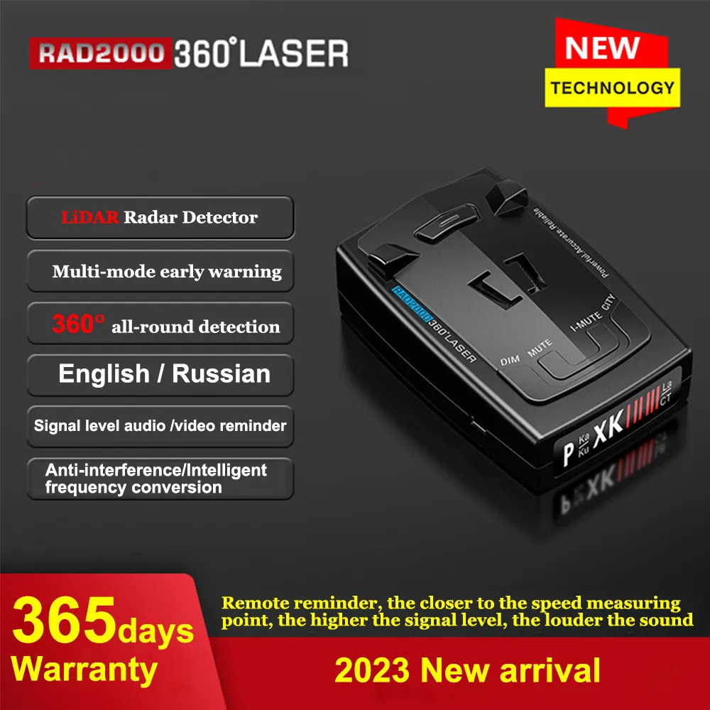 RAD2000 Car Radar Detector For Cars 360 Degree... From Ddmyearth, $39.4 ...