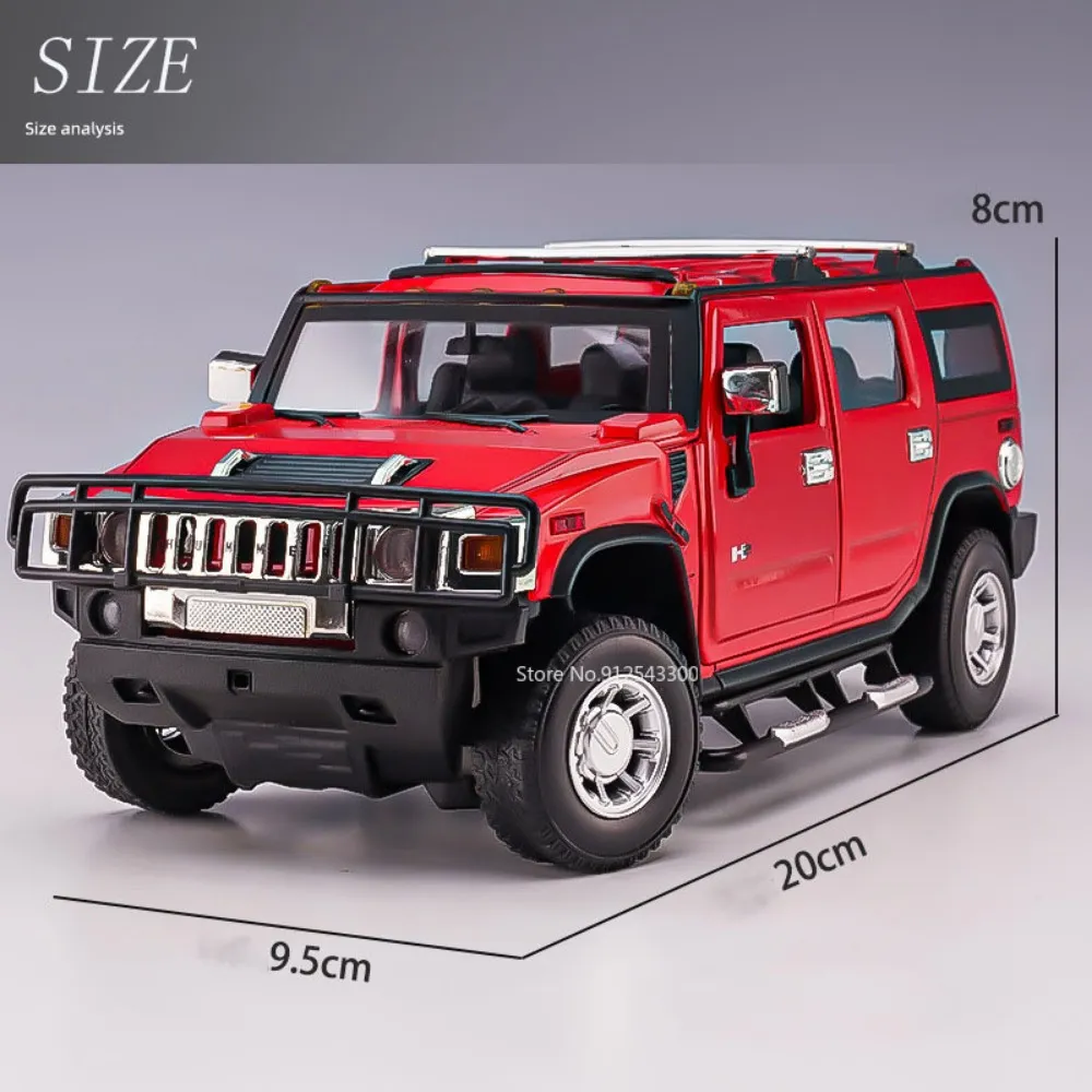 Flexible1 1:24 Hummer H2 Simülasyon Alaşım Arazi Aracı Fiyatı