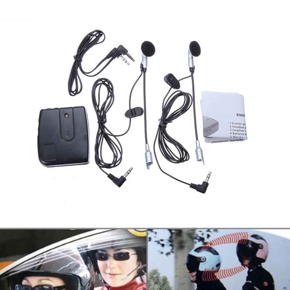 Bluetooth Full Face Motorcycle Helmet Intercom System: Way