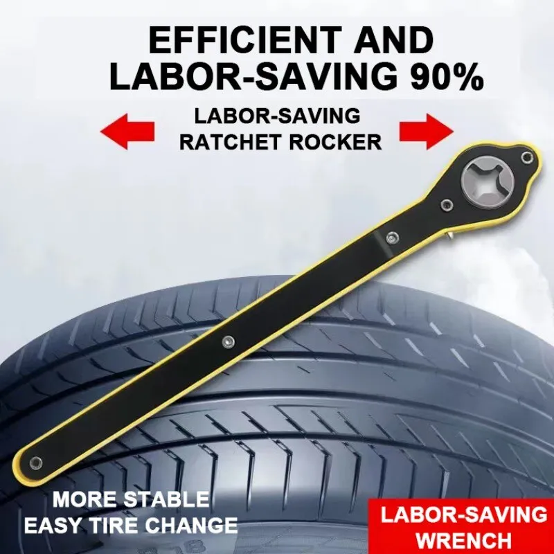 Save Big on Bulk Car Jack Ratchet Wrench Jack Ratchet Wrench Auto Labor Saving Scissor Jack Garage Tire Wheel Lug Wrench Handle Labor Saving Car