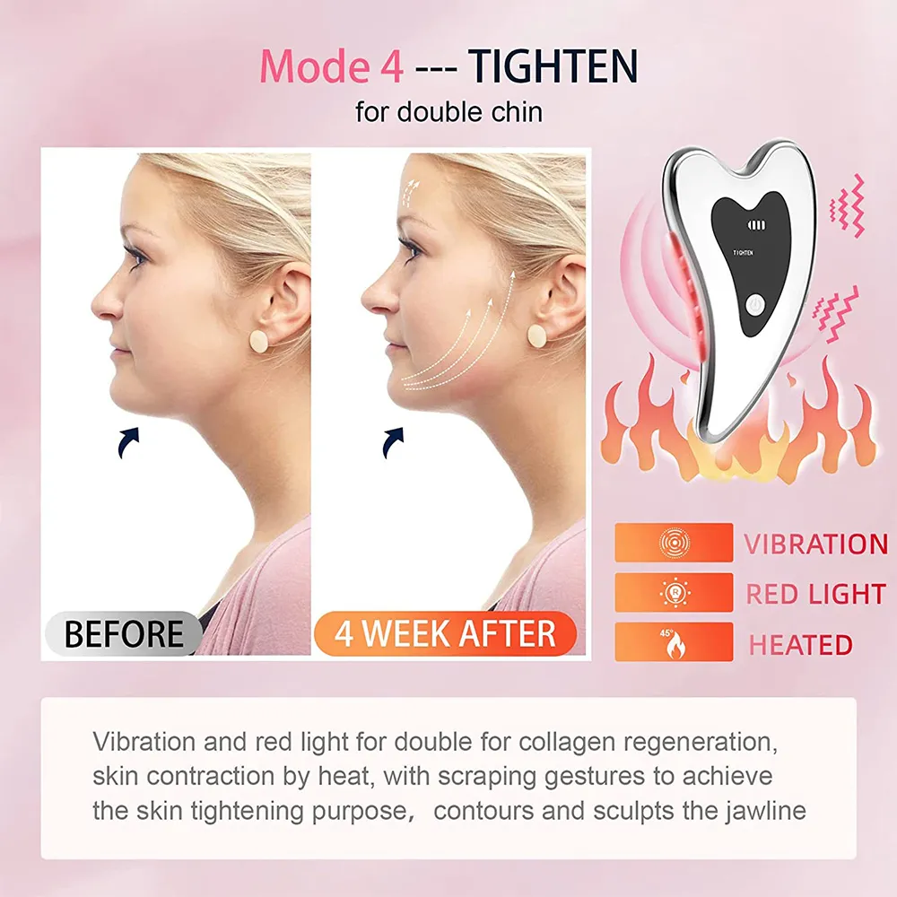 sonic vibration gua sha microcurrent massager Anti Wrinkle Massager Facial Massager Firming Facial Care Microcurrent  Massage Anti-Aging Electric 45°C Constant Temperature Care : Amazon.de:  Beauty main image 1