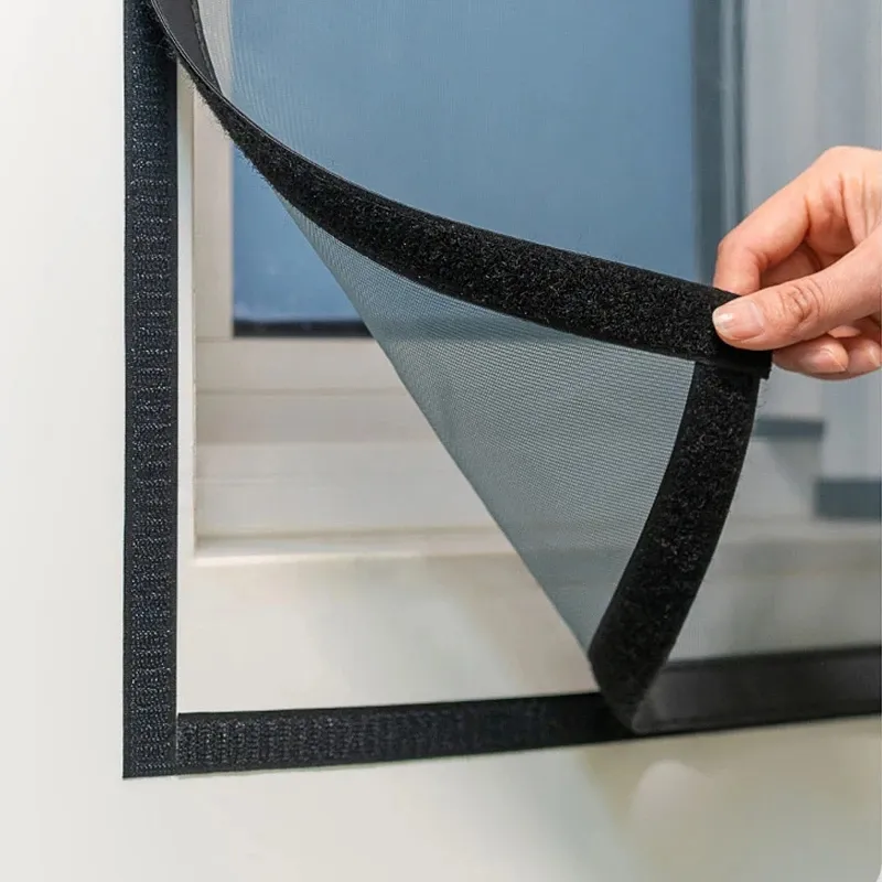 Custom Size Invisible Black Fiberglass Insect Mosquito sport net for ...