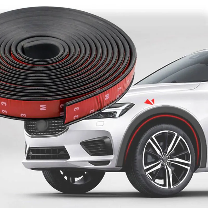 30mm Universal Car Fender Flares Flexible Rubber Wheel Arch