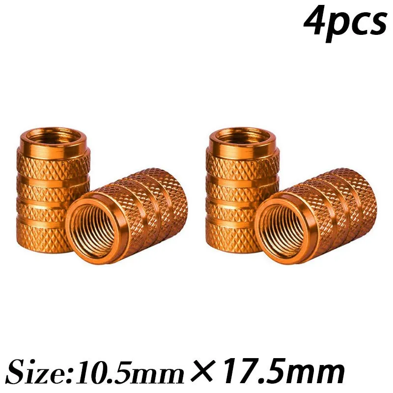 4-Piece Cobra Head Valve Caps For Car, Truck, Motorcycle – Decorative Metal Caps, New