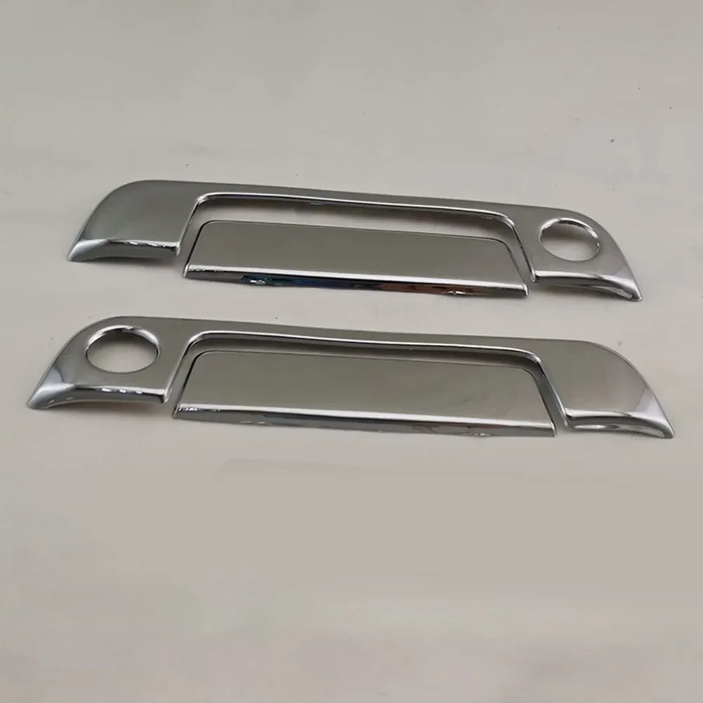 Caches De Poignées De Porte Extérieures Avant Pour BMW E34 / E36 - Modèle Noir ABS, Fixation Par Clips - Neuf (lot Gauche Et Droit)