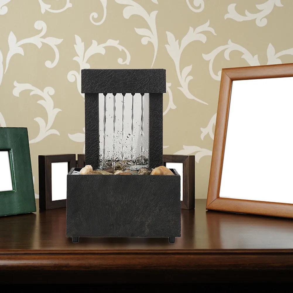 Amazon.com: Tabletop Rockery Fountain Indoor Waterfall Bonsai Desktop Mini  Rockery Water Fountain with Automatic Pump and LED Light, Home Office  Bedroom Humidifier Desk Decorate (Style 1) : Home & Kitchen Water Fountain Decorative Fountain Handmade Desktop Fountain for Y