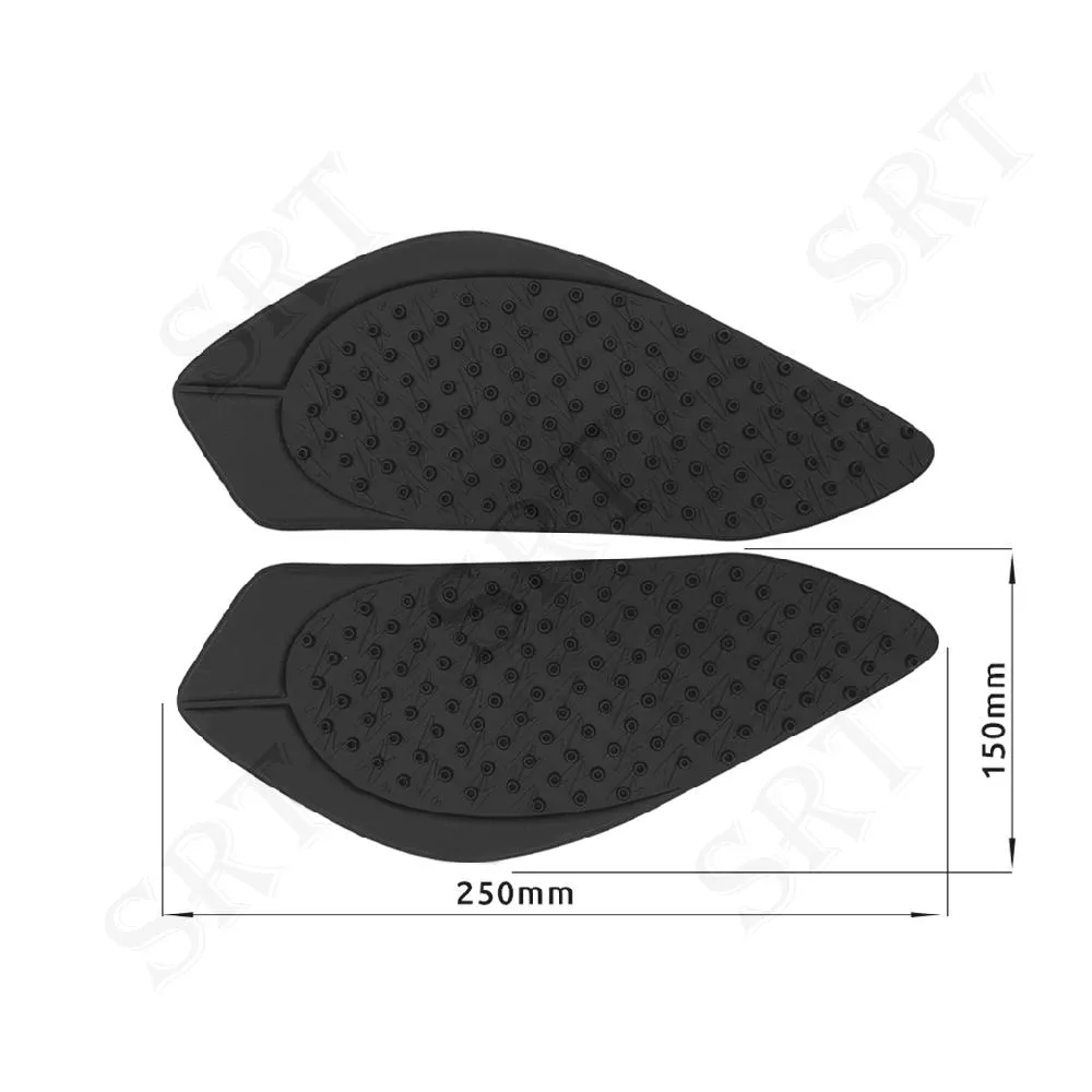 PRO Tank Grips For Kawasaki Ninja ZX-6R 636 2003 - 2004, Clear Or Black