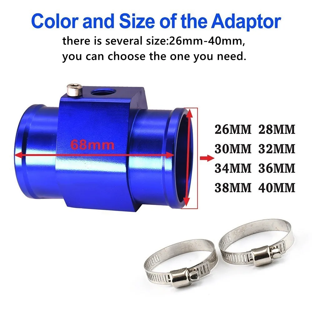 28mm Universal Hose Temperature Sensor Adapter, Universal Metal Car - View #12