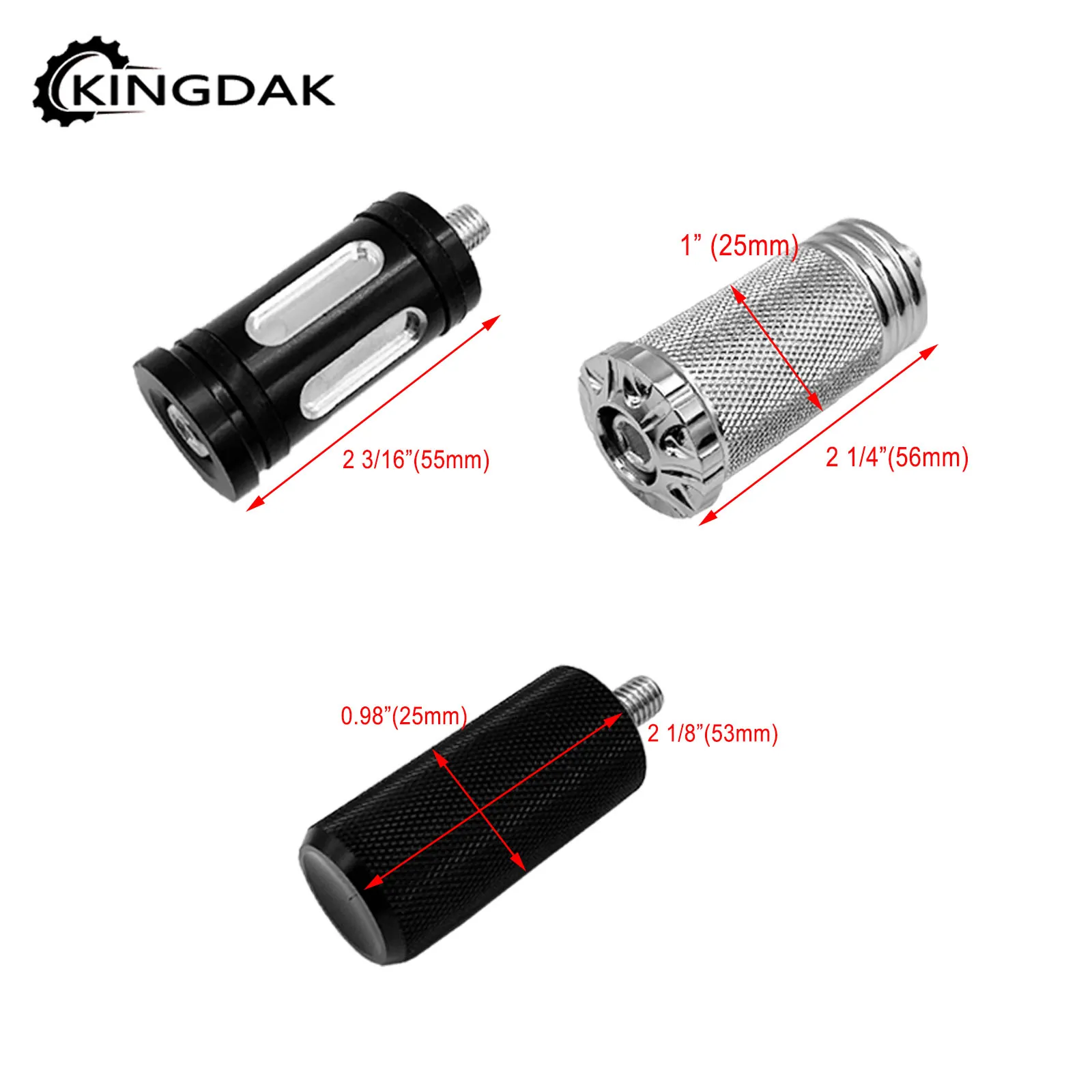 Chrome CNC Shift Gear Lever Shifter Peg For Harley Touring / Dyna / Softail / Fatboy