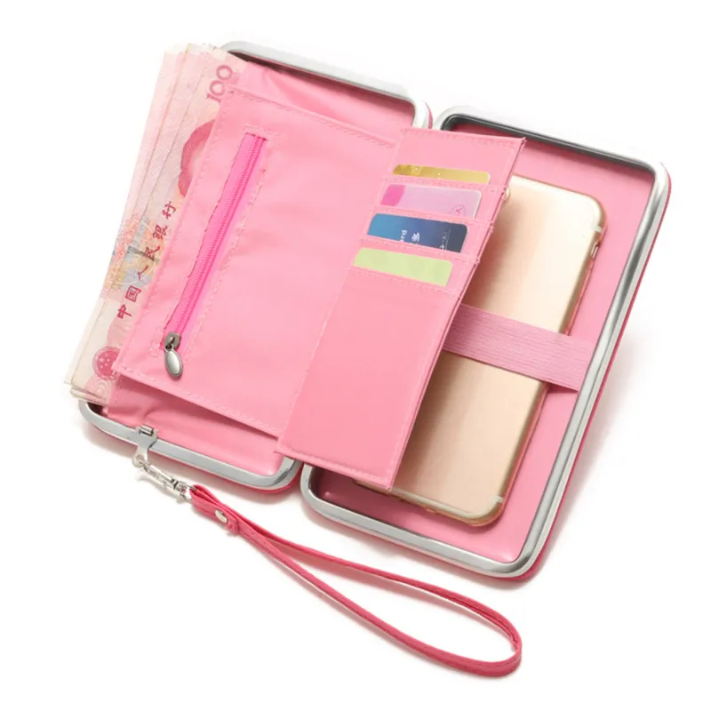 thumbnail image 2 of Women's Bowknot Wristlet Wallet – Faux Leather, Phone & Card Holder, Large Capacity 2 of 6