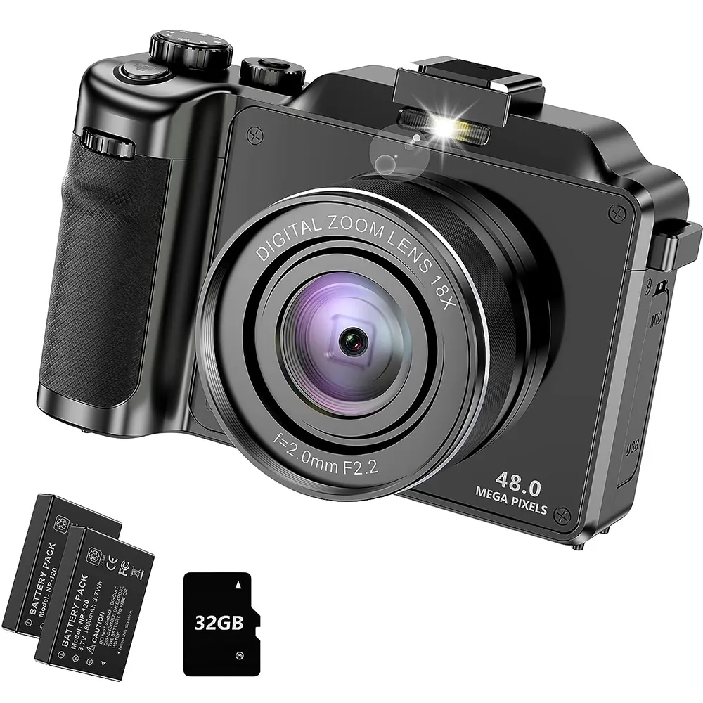 Save Big on Bulk Komery 4k Camera KOMERY Dual Lens Digital Photography  Camera 4K WIFI Webcam Camera Vintage Vlog Video Recorder 48MP  Camcorder