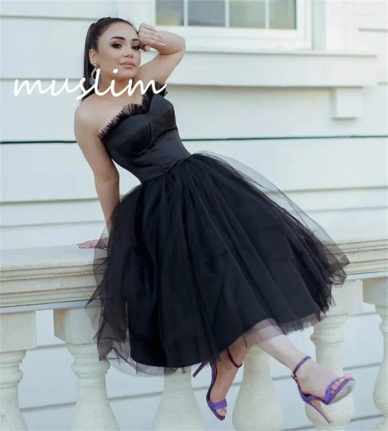 Strapless Black A-Line Tulle Party Dress for Women Formal Evening Prom  Cocktail Gown from Dhgate Urban Sexy Dresses