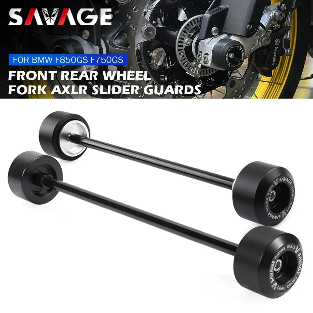 For SUZUKI GSX-S GSXR 600 750 1000 F Front Rear Axle Protector Fork Wheel Slider