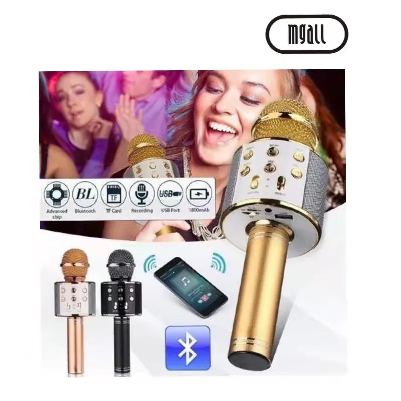 Handheld Singing Machine Bluetooth Karaoke Microphone Speaker, Portable... From Ddmymaster, $38. ...