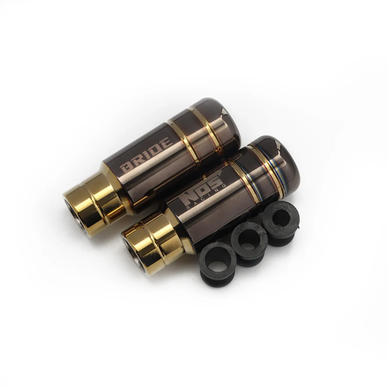 Integra Shift Knob JDM Style Black Aluminum Automatic Shift Knob - Universal Fit Bride Look Auto Shift Knob With Button - Foto 12