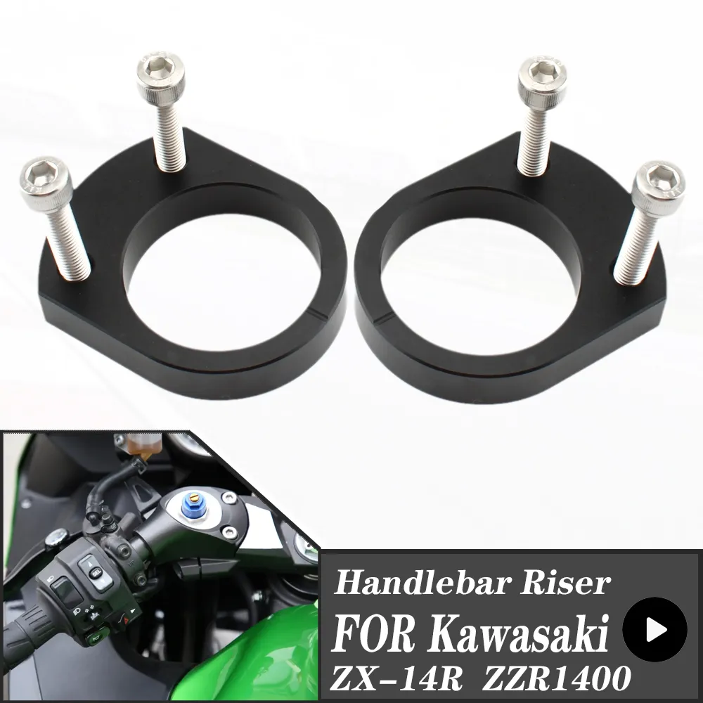 ストラップ DHgate.com:ZX-14R ZZR1400 Motorcycle Handlebar Clamps