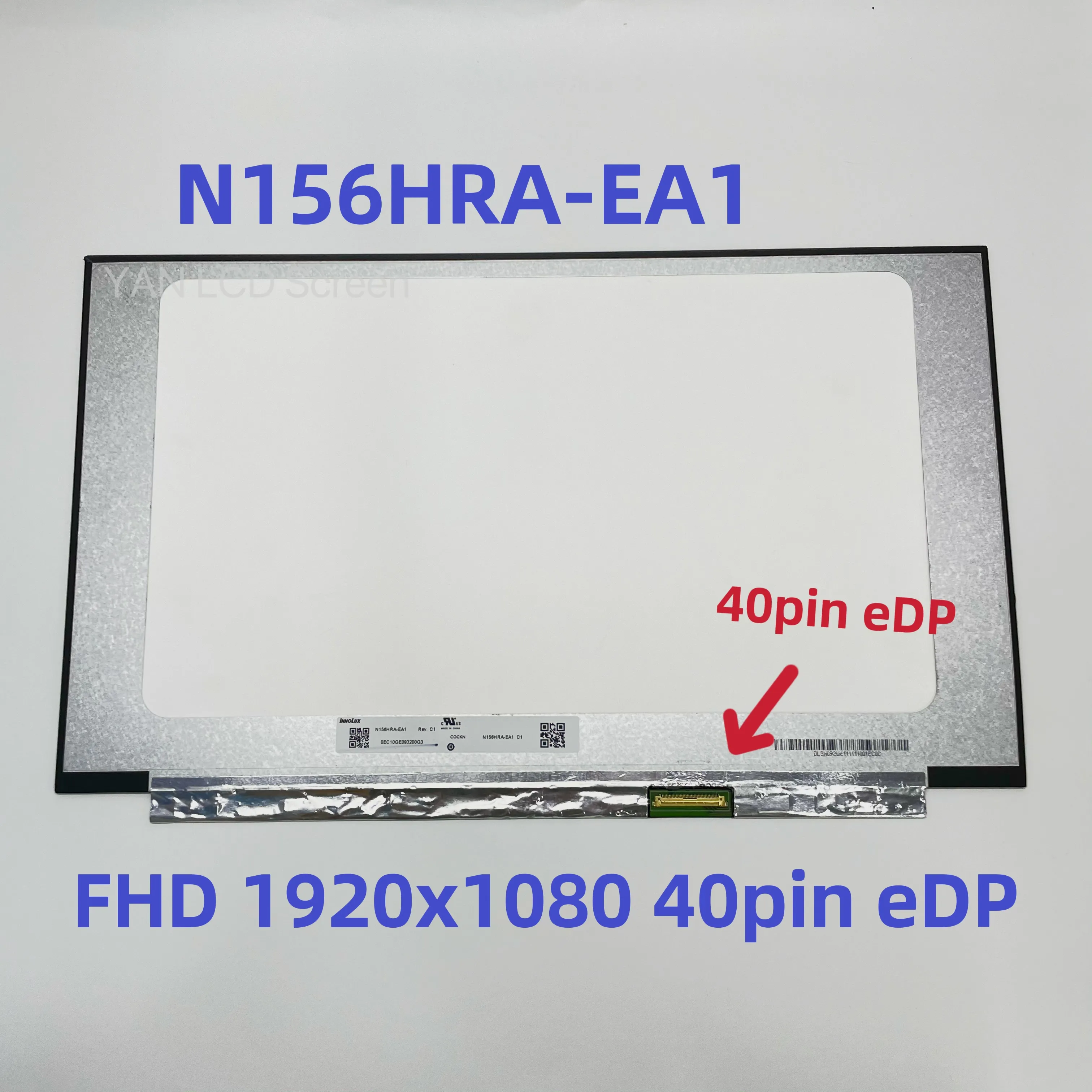 N156HRA-EA1 REV.C1 Display LCD 15,6 LED Slim 1920x1080 40 Pin Fh IPS 144hz - Foto 3