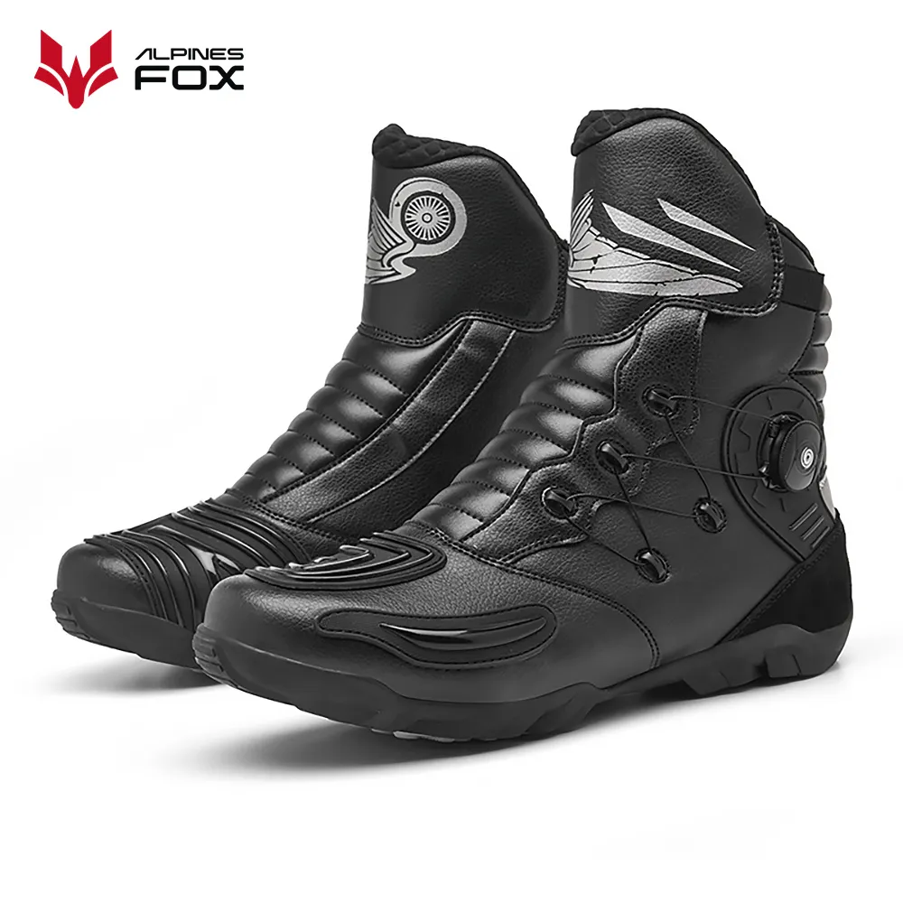Motorcycle Riding Boots Anti-Slip Breathable Moto Shoes Sport Touring Motocross s-l400.jpg main image 3