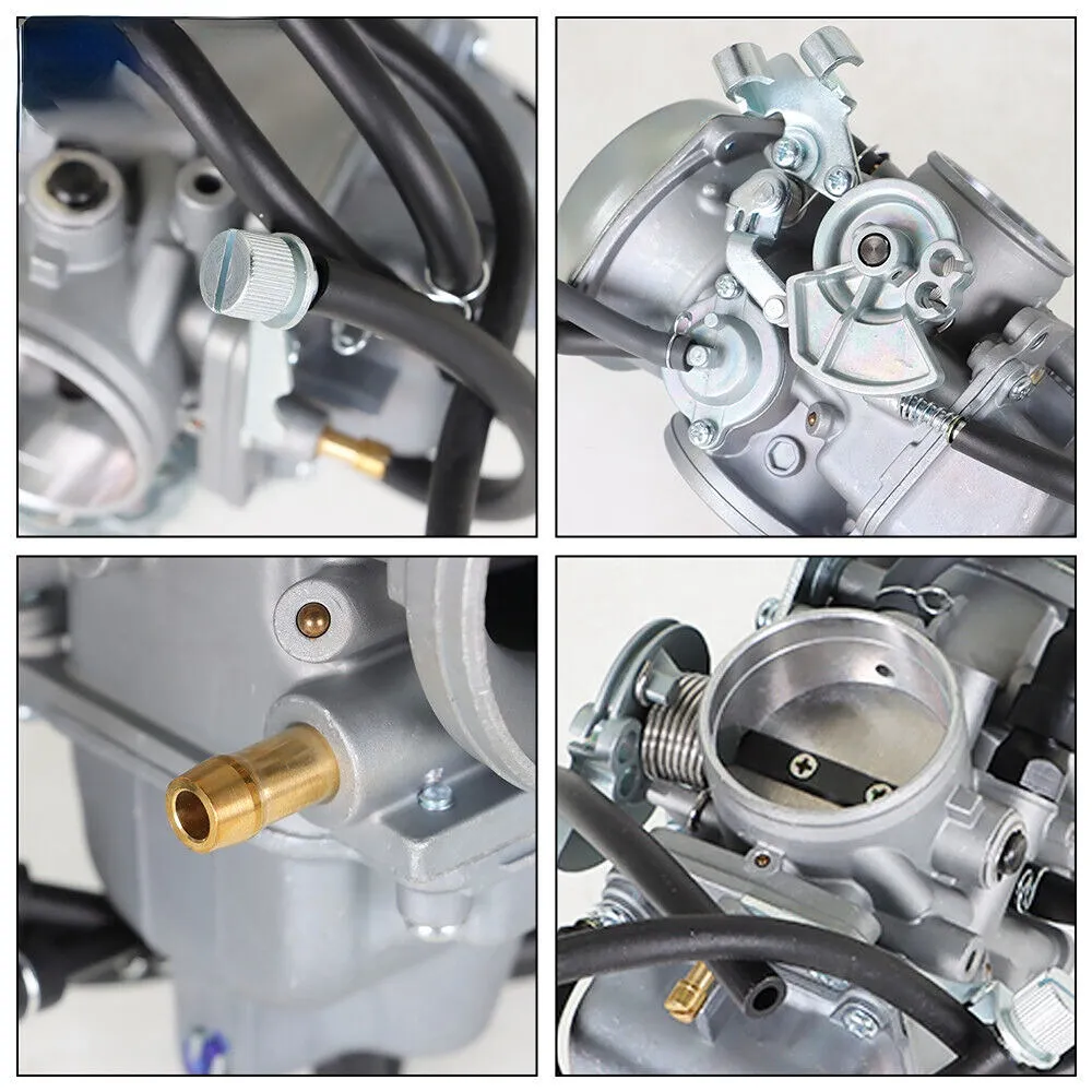 Keihin PWK 38 Carburetor For Honda CR500, KX500, LT500 – Silver, 38mm ID, Jets Included