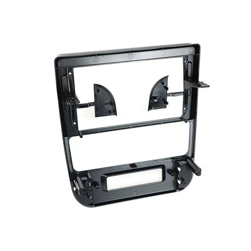 9 Inch Car Radio Fascia Frame For Peugeot 406 LHD Silver