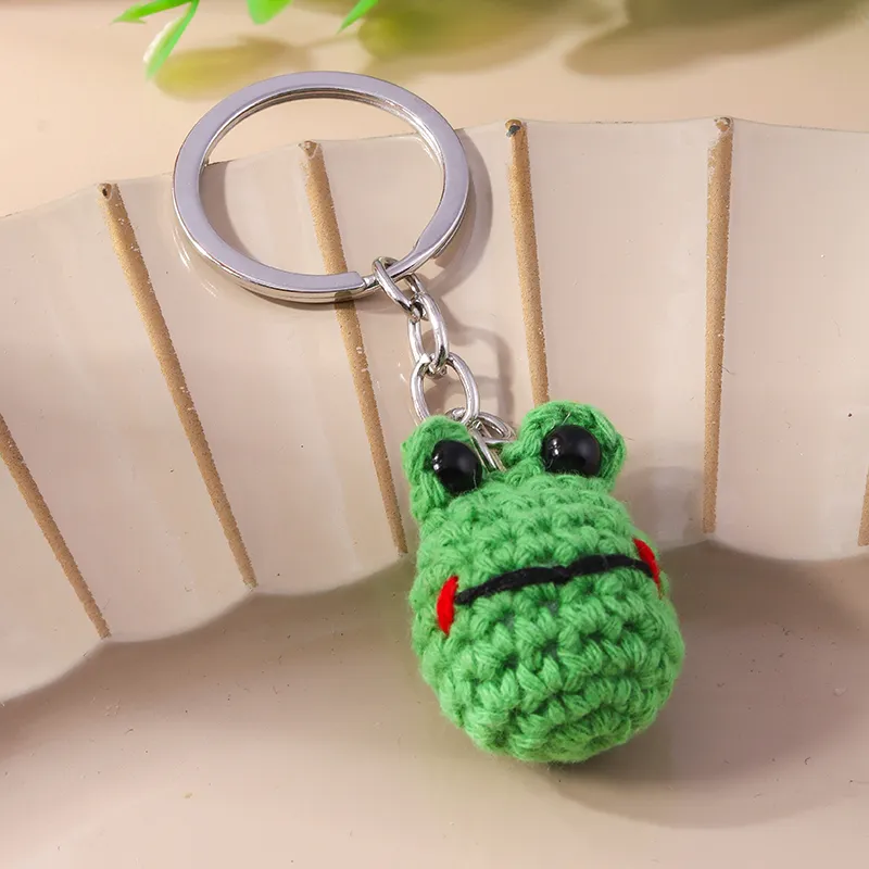 Cute Frog Plush Keychain & Coin Purse – Mini Storage Bag For Earphones, Cards, Coins, & More - View #6