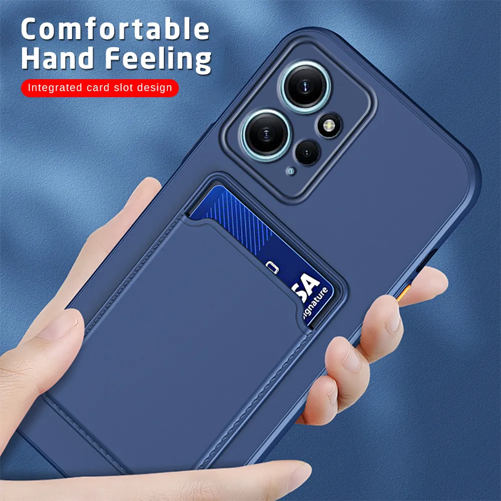 GOKEN Cover Pelle per Xiaomi Redmi 12 4G, Magnetica Custodia con Supporto di Stand & Carte Slot, Flip Case con Portafoglio -Azzurro