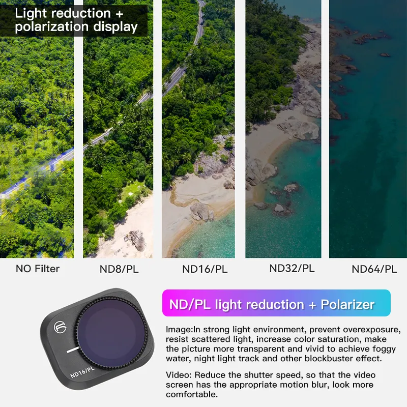 Lens Filter For DJI Osmo Nano UV CPL STAR NIGHT ND8/16/32/64 Black Mist Soft Filters Optical Glass Filter DJI Nano Accessories - 44 - View #6